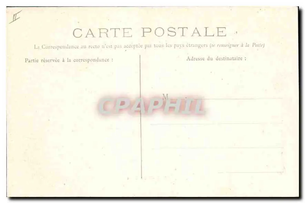 Reims — A Estação — Editor R. n° 47 - Verso