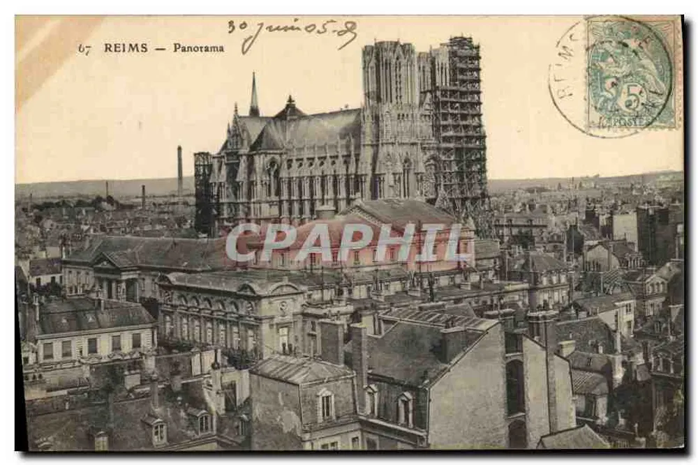 Reims — Panorama — editor REIMS, n°67 - Frente