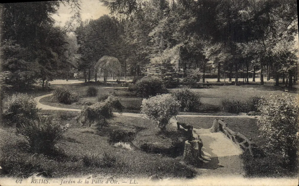 Reims — Jardim da Palle d'Oie — LL. — N° 62 - Frente