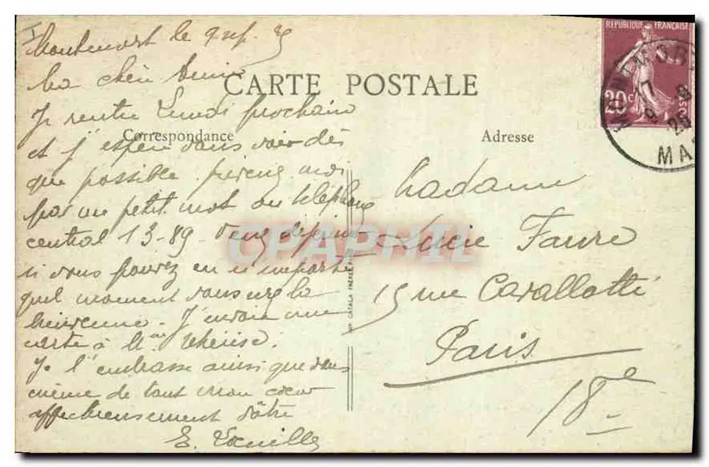 Montmort (Marne) — Il Castello visto di lato — Editore Rochat-Thomson (S. e M.) - Verso