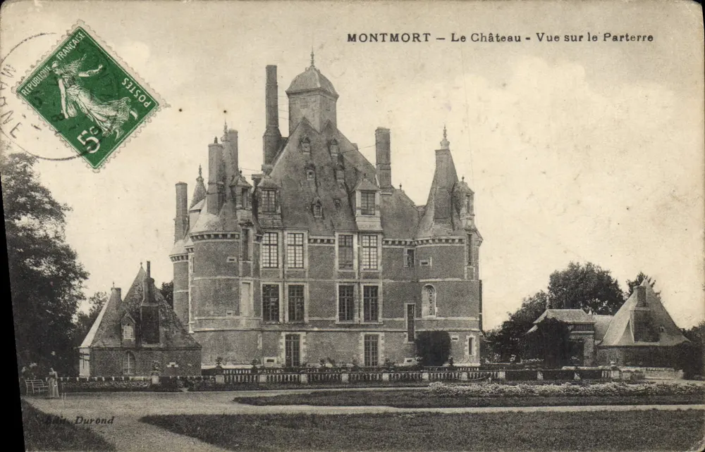 Montmort — Das Schloss — Blick auf den Parterre — Durond-Ausgabe - Vorderseite