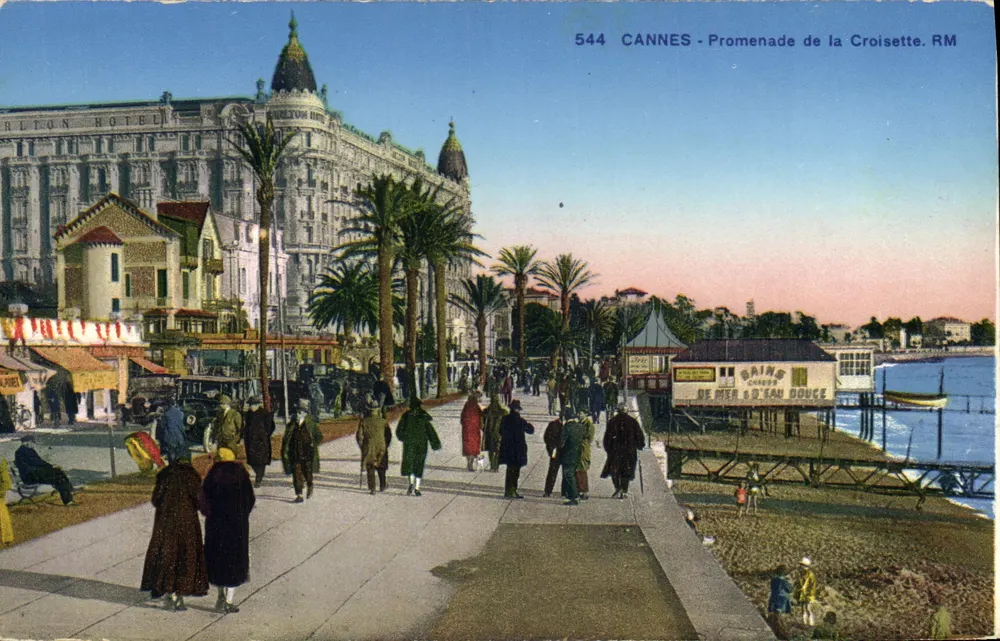CANNES - Promenade de la Croisette. RM — 544 — Editore R.M. (R. Marceau) - Recto