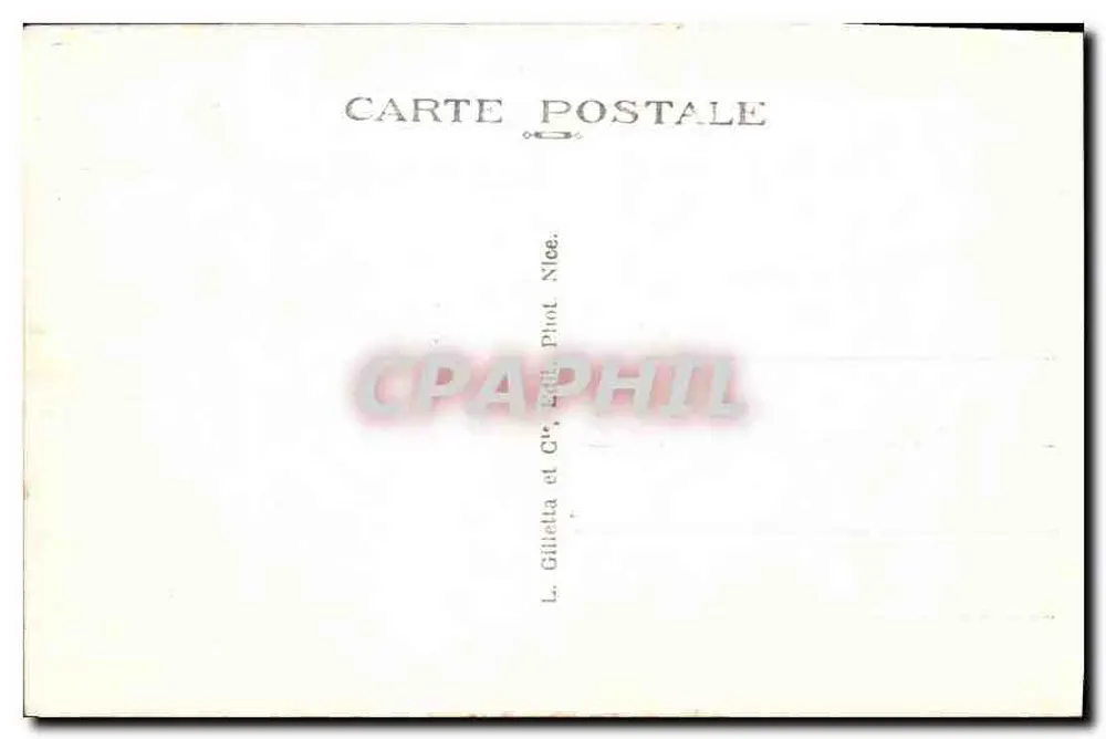 CANNES — Promenade da Croisette — A Praia — L. Gilietta et Cie, Fot. Nice - Verso
