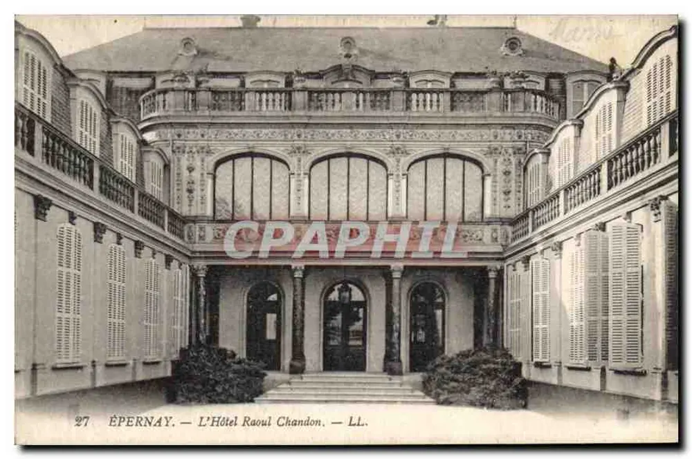 ÉPERNAY — O Hotel Raoul Chandon — LL. — n°27 - Frente