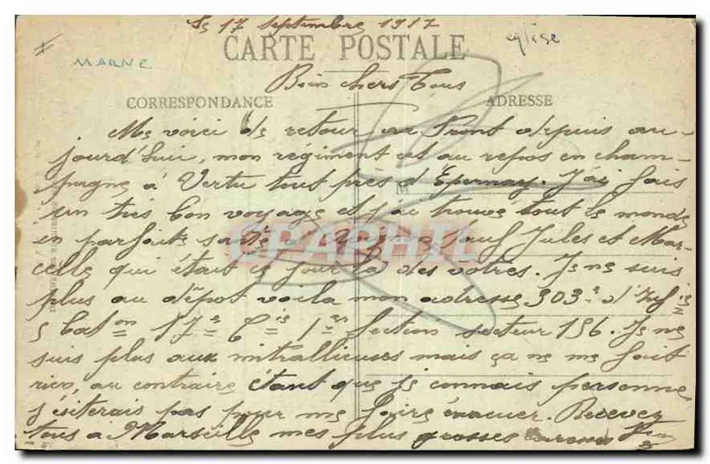 Épernay - Igreja de Nossa Senhora — J. Bracquemont, Épernay - Verso