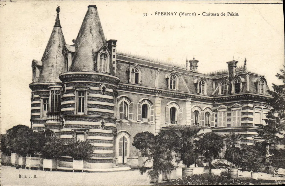Épernay (Marne) — Château de Pékin — Édit. J. B. - Frente