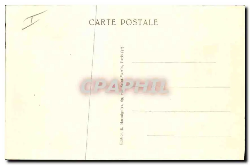 에페르나이 (마른) — 휴게스 플롱브 광장 — La Poste - 뒷면