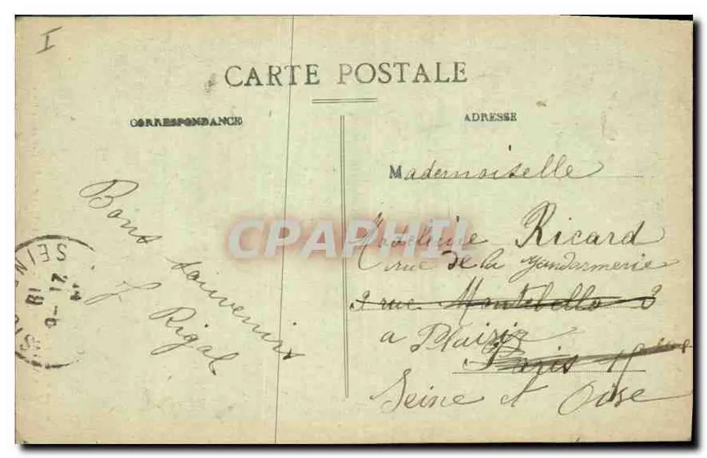 Cantal — 17 bis. Vic-sur-Cère — Der Pas de la Cère — Verlag: Maireaux, Civette, lib. — Aurillac - Rückseite