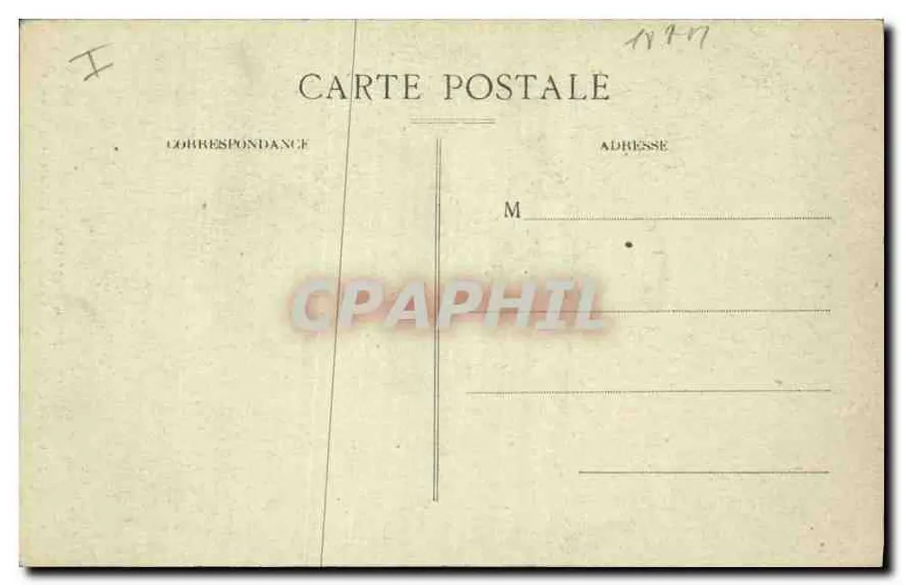 Vic-sur-Gère - Ansicht der Roucoïte-Wasserfälle unter Schnee — Pierre Malroix, Verlag, Aurillac - Rückseite