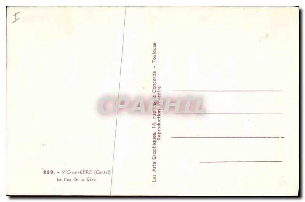 Le Pas de la Cère — Vic-sur-Cère (Cantal) — ARORA - Verso