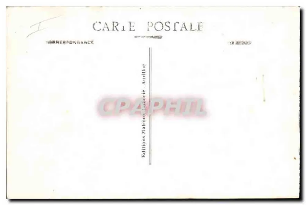 Castelo e Viaduto de Viescamp — O Cantal Pitoresco — Edições Malronx-Aurillac - Verso