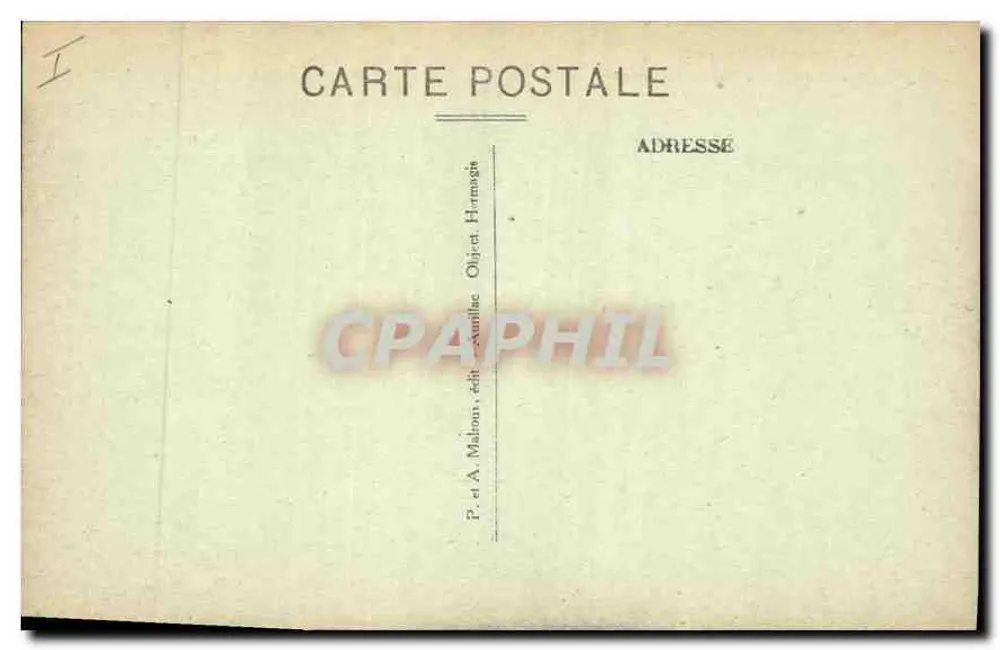 Der pittoreske Cantal — Route von St-Flour nach Chaudes-Aigues — P. et A. Malion, publ. Hernagès - Rückseite