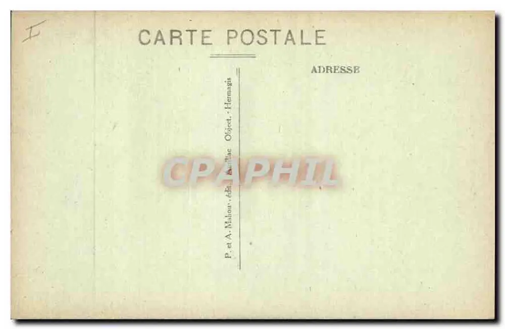 Das pittoreske Cantal — Route von St-Flour nach Chaudesaigues — P. et A. Malor, Verlag Aurillac - Rückseite