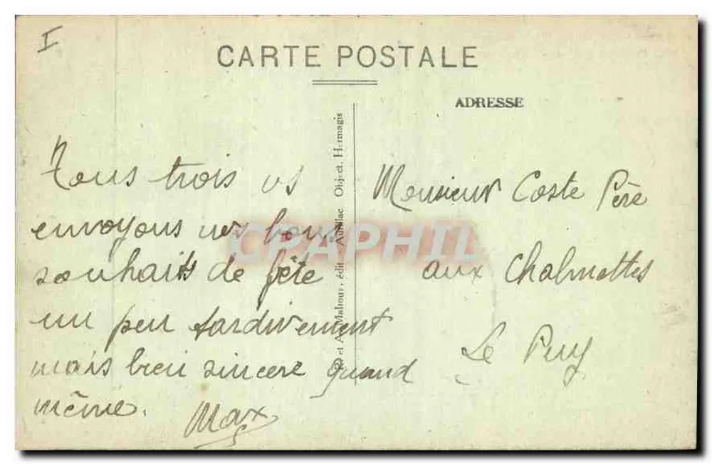 Das pittoreske Cantal — Straße von St-Flour nach Chaudes-Aigues — n°2589 - Rückseite