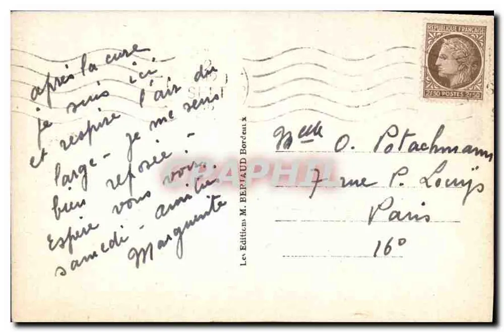 Saint-Jean-de-Luz — Plaża: Zatoka — Tito - Rewers