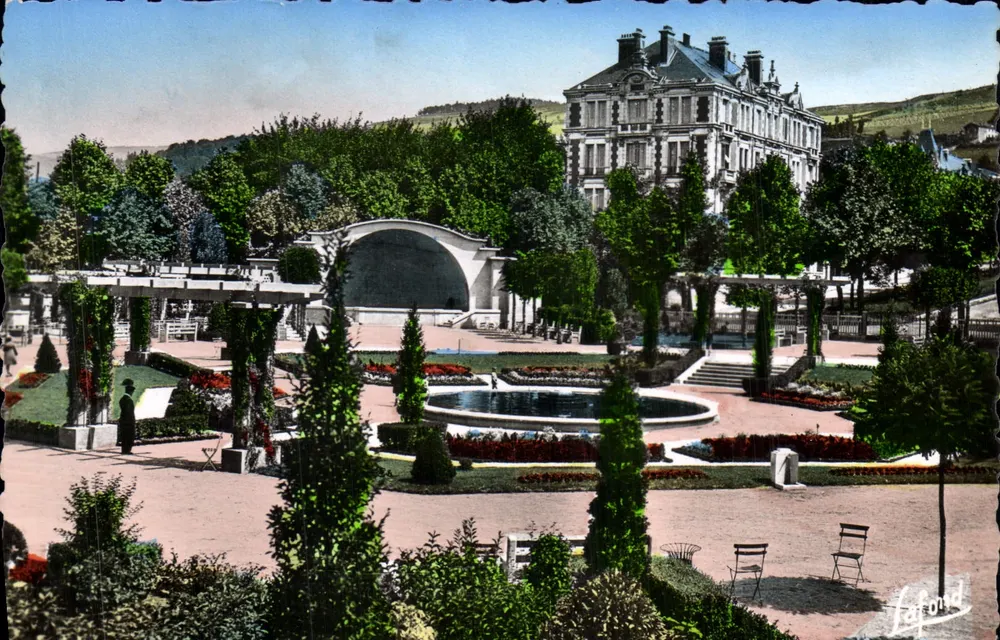 Kinder-Gärten am Rond-Point — Saint-Étienne (Loire) — J. Lafond, Fotograf - Vorderseite