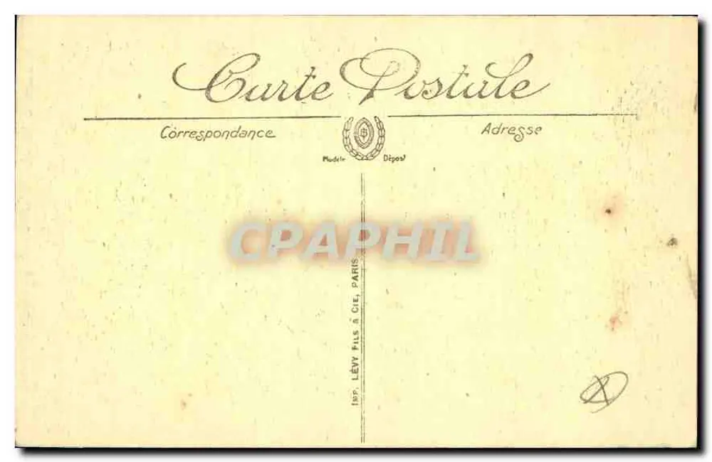 Marseille — Die Aufzüge und Notre-Dame de la Garde — Verlag Lévy Fils & Cie, Paris, Nr. 17 - Rückseite