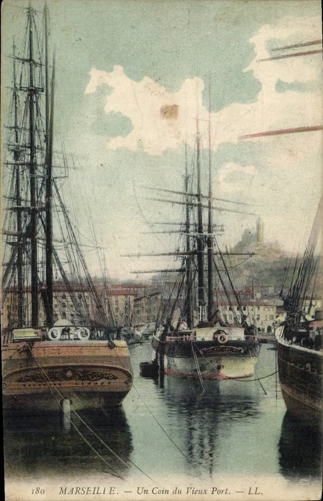 Marseille — Ein Eckchen des Alten Hafens — LL. n°180 - Vorderseite