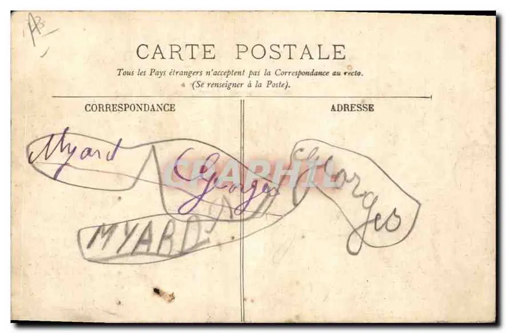 Marseille — Ein Eckchen des Alten Hafens — LL. n°180 - Rückseite