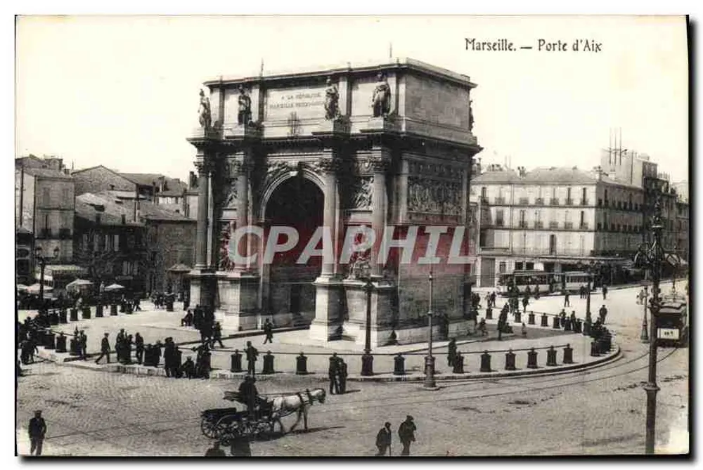 Marseille — Porta de Aix — editor A. B. L. (n° 147) - Frente