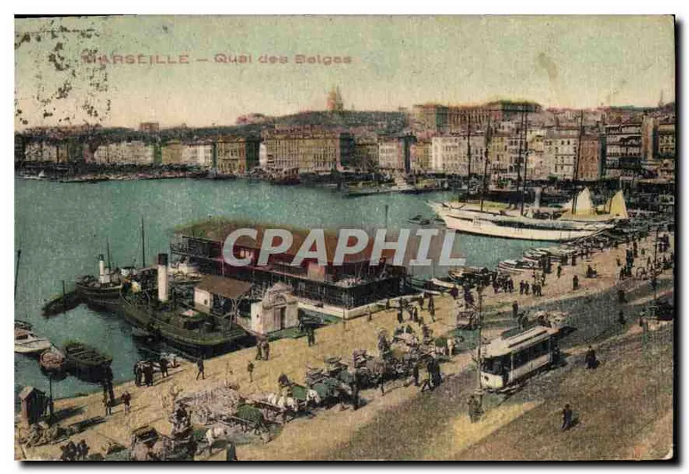 MARSEILLE — Quai dos Belges — Editor: C. L. B. (n° 13) - Frente