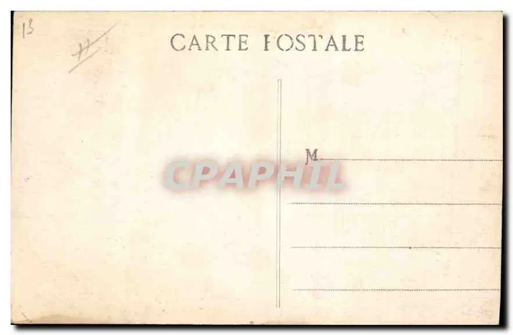 MARSEILLE - Quai dos Belges — PB. — Editor PB, n°18 - Verso