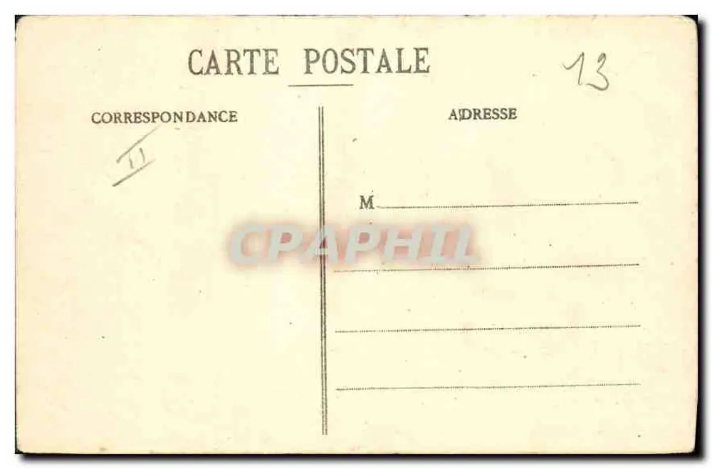 Marseille — Panorama des Hafendamms — Verlag EL, Nr. 38 - Rückseite