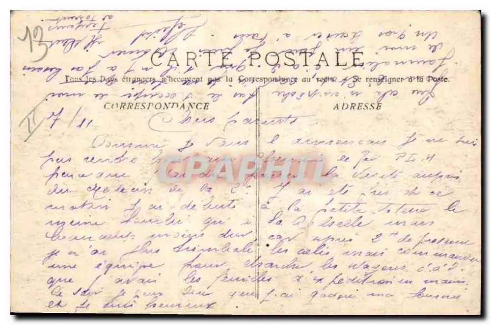 Marseille - Der alte Hafen und N.-D. de la Garde - Rückseite