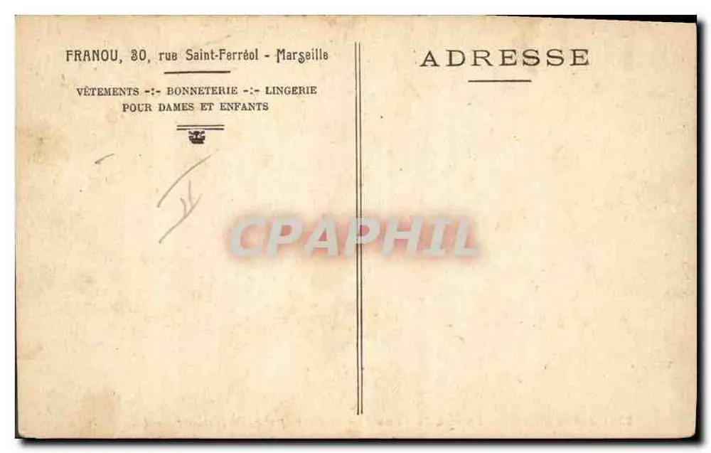 Marseille — Ein Stück des Alten Hafens — LL, n°266 - Rückseite