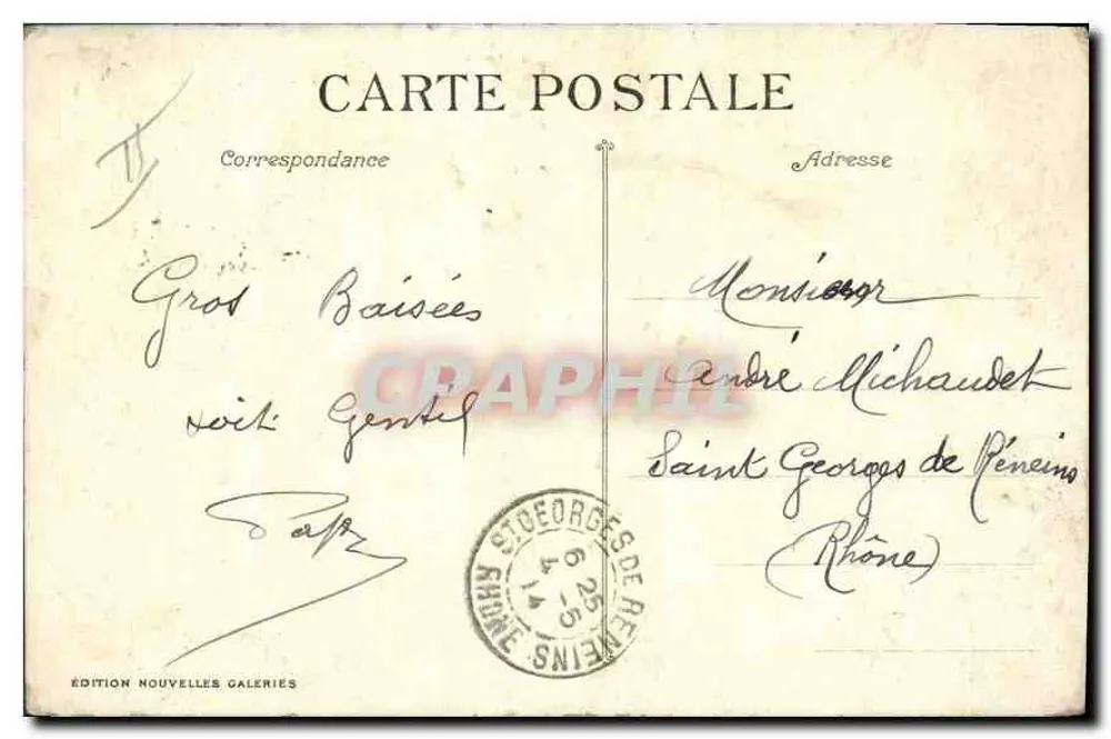 MARSEILLE - Vieux-Port - Quai de la Fraternité — Ausgabe Nouvelles Galeries, Nr. 28 - Rückseite