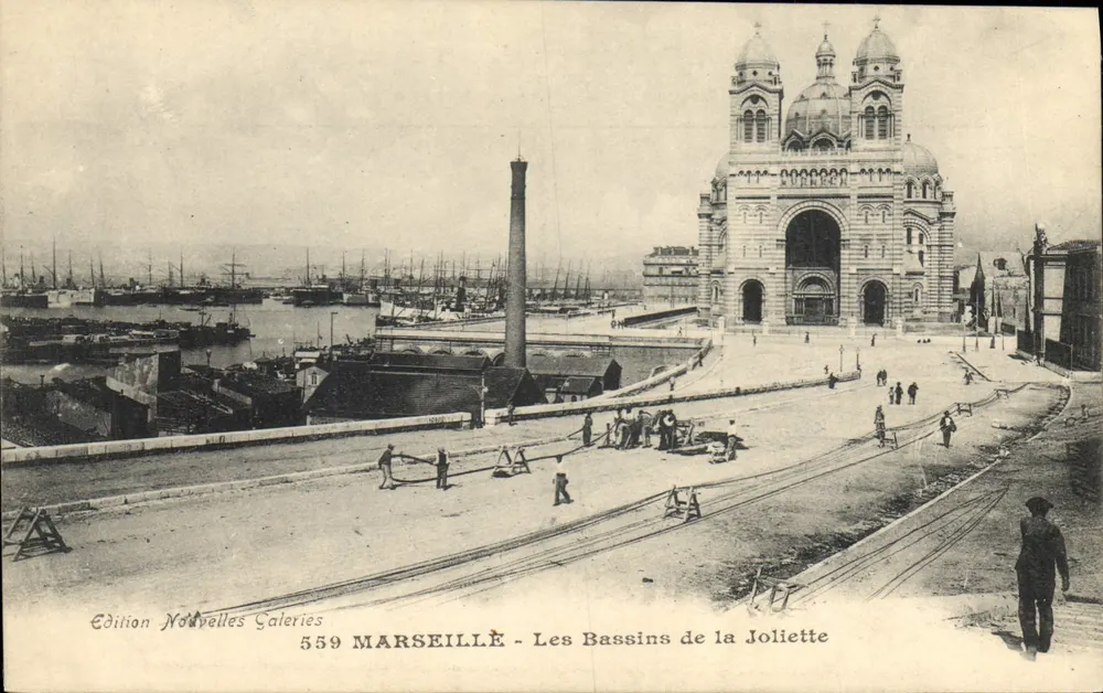 Marseille - Die Bassins de la Joliette — Edition Nouvelles Galeries, n° 559 - Vorderseite