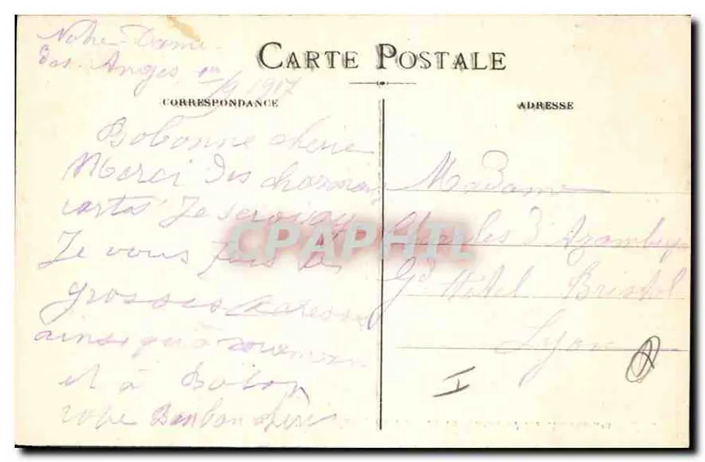 Marsella. N.-D. de la Guardia y los Ascensores — Z.Z. - Reverso