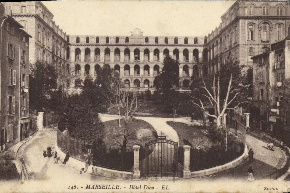 Marselha - Hôtel-Dieu - EL. - Supra - n°146 - Frente