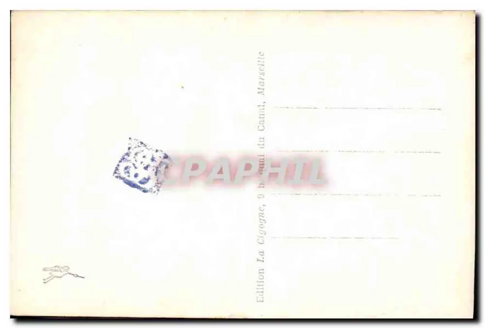 Monumento a Edouard Rostand — Marselha — Editor Gondard - Verso