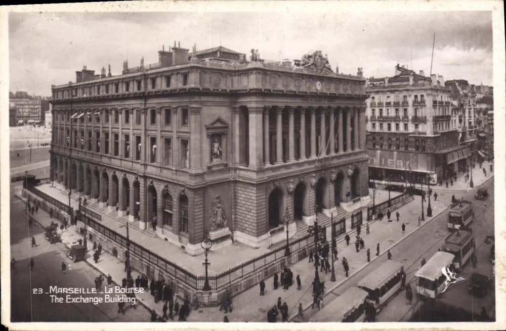 Marseille — A Bolsa — The Exchange Building - Frente