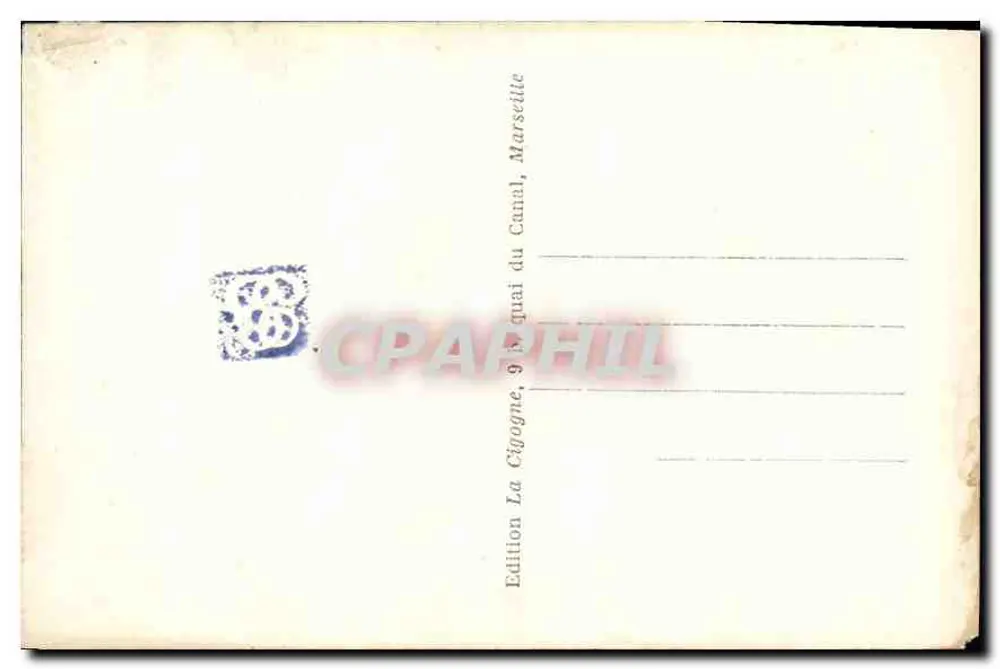 Marseille — A Bolsa — The Exchange Building - Verso