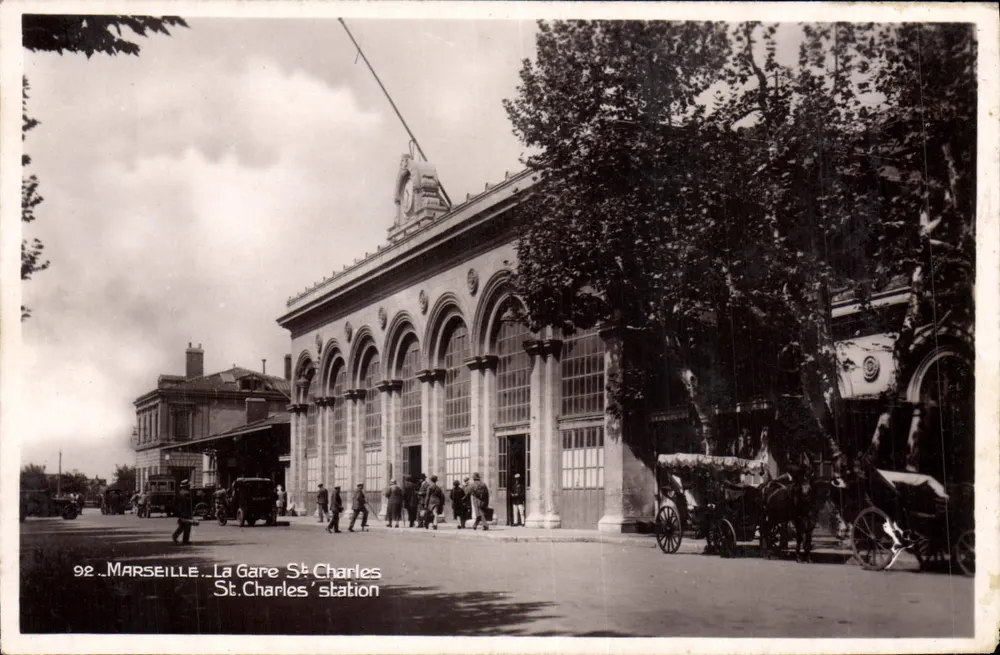Marselha — A Estação Saint-Charles — n°92 - Frente