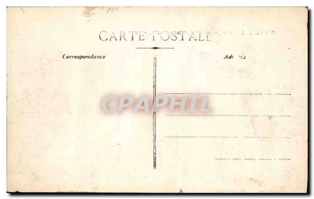 Marseille — Interior da Caserna d'Aurelle — Editor não identificado - Verso