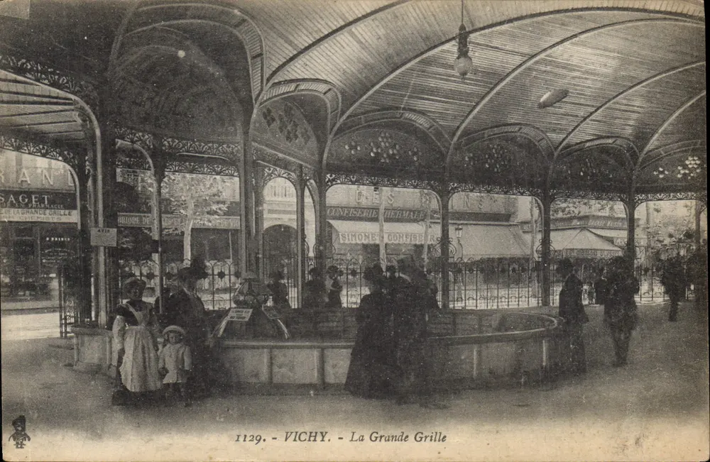 Vichy — A Grande Grille — editor anônimo, número de série 1129 - Frente