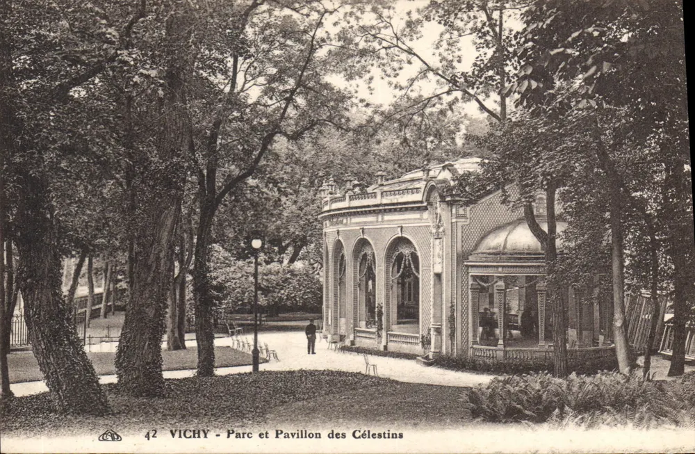 Vichy - Parque e Pavilhão dos Célestines - Frente