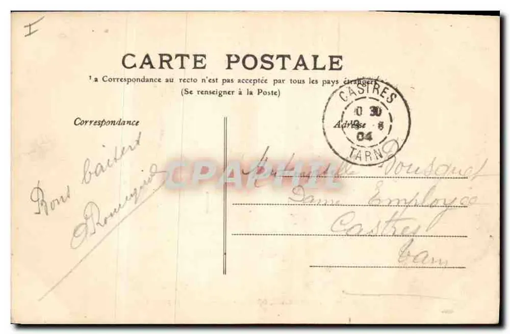 Vichy — Interior do Palácio das Fontes — Allier — 138 — M.T. I.L. - Verso
