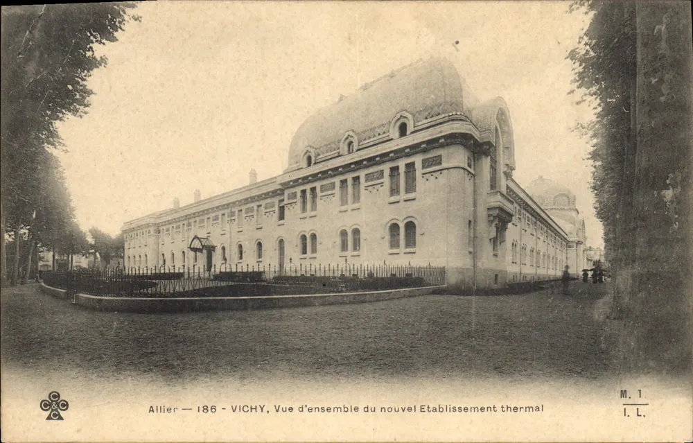 Vichy — Ansicht des neuen Kurortes — Allier — 186 — I.L. - Vorderseite
