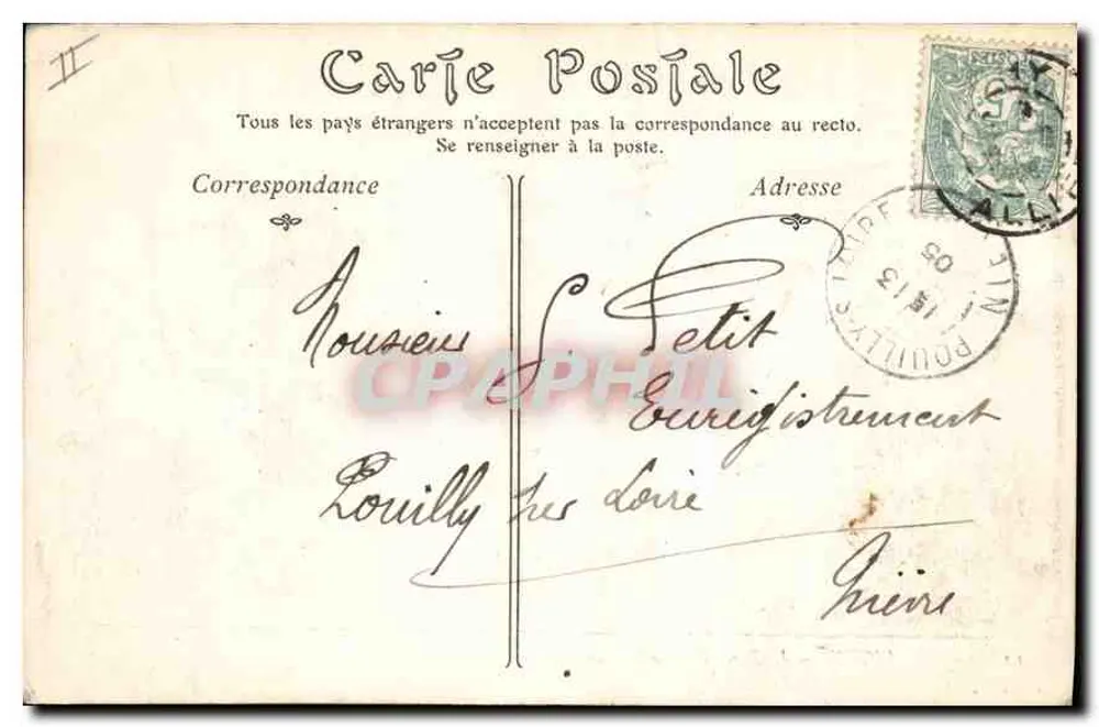 Vichy — Der Park, Galerie-Promenoir — ND Phot - Rückseite