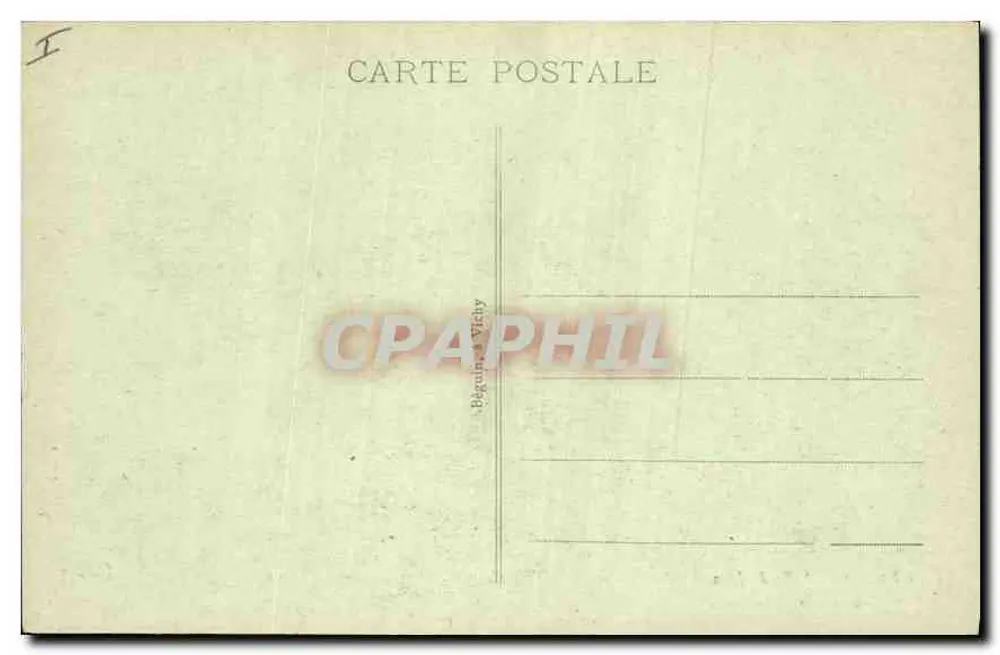 Vichy - Spielraum des Casinos - Rückseite