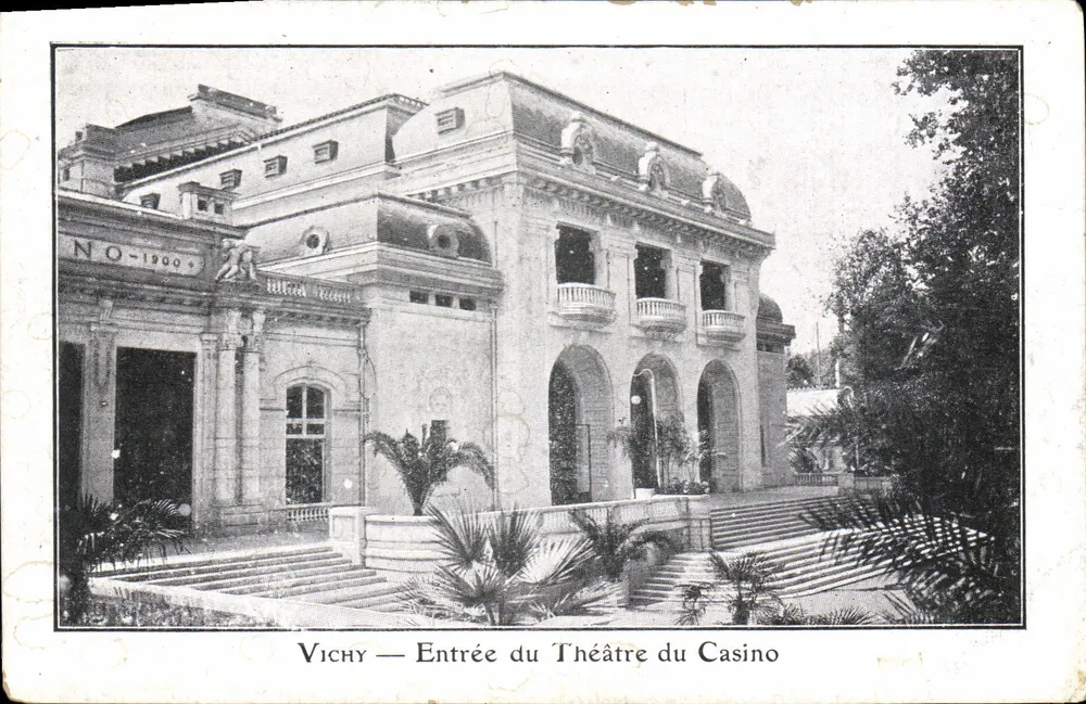 Vichy — Eingang zum Casino-Theater — NO-1900 - Vorderseite