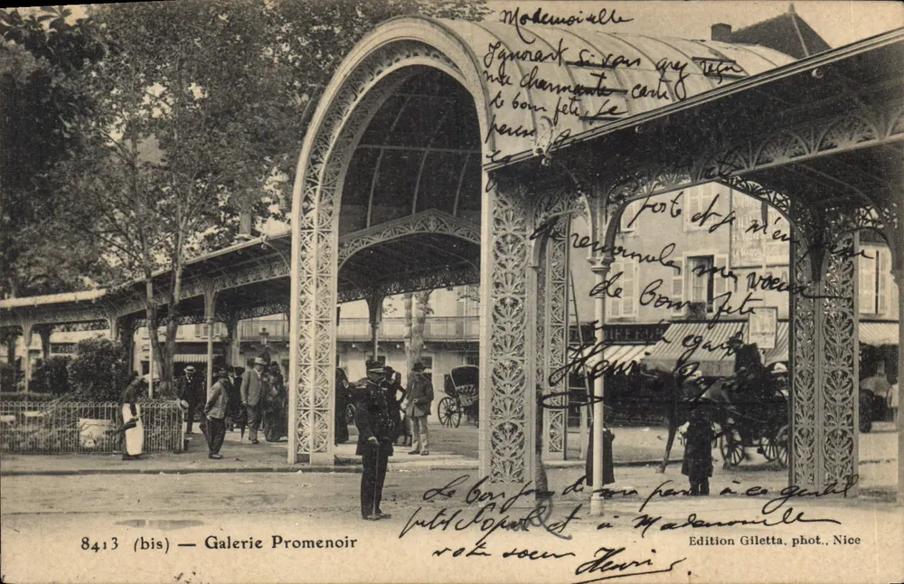 Galerie Promenoir — Nice — Edition Giletta, phot. Nice, n° 8413 (bis) - Vorderseite