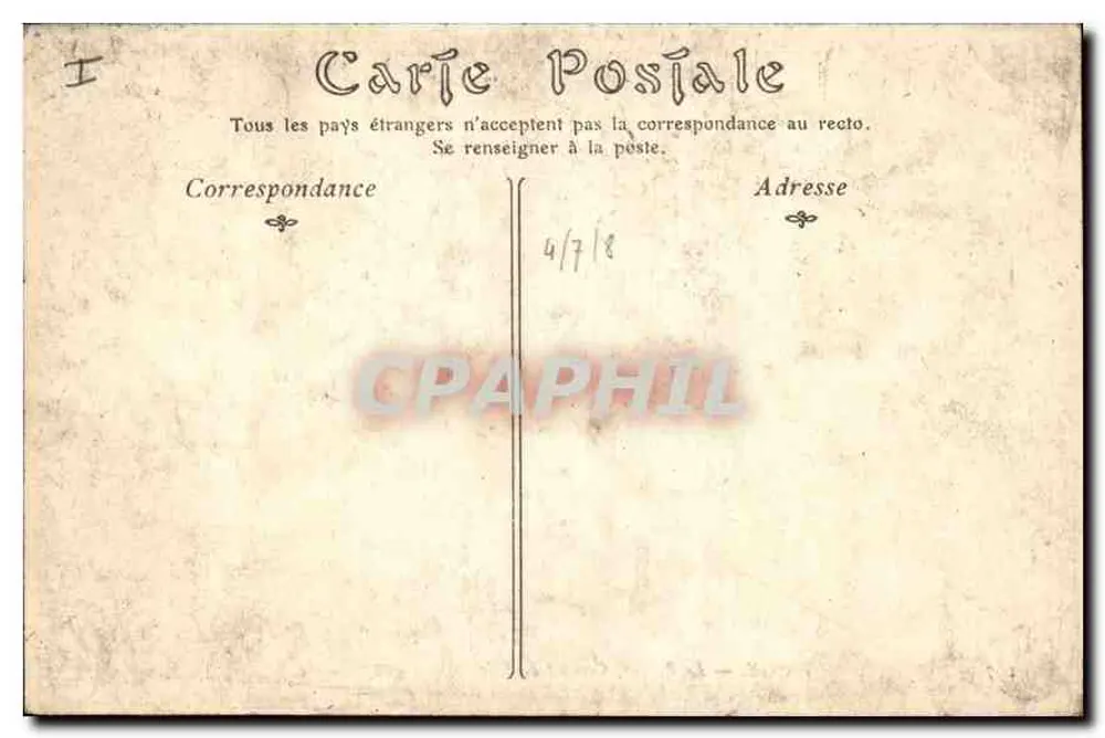 Vichy — Das Casino, Abendkonzert — N° 297 - Rückseite