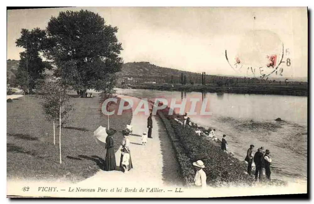 Vichy — Der Neue Park und die Ufer der Allier — LL. - Vorderseite