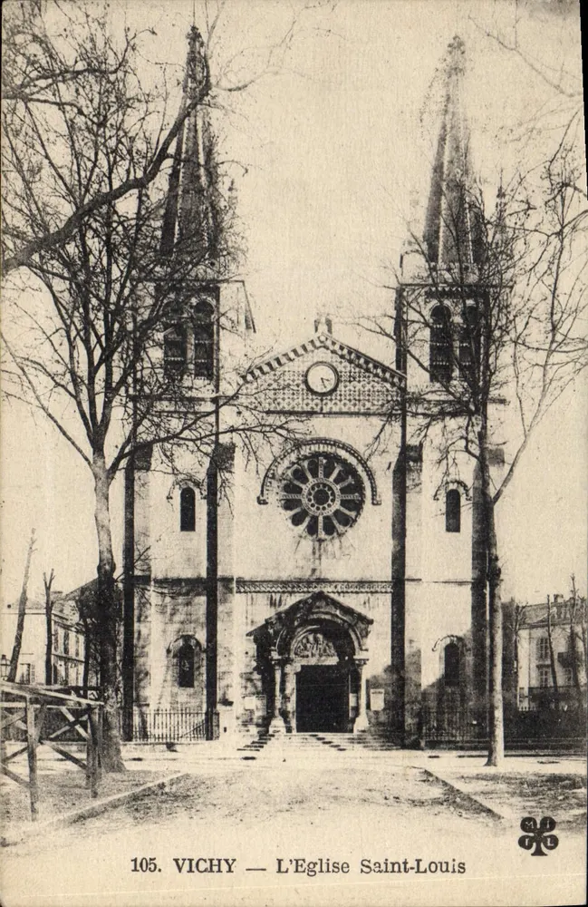 Vichy — De Kerk van Sint-Louis — Anoniem uitgever, nr. 105 - Voorkant