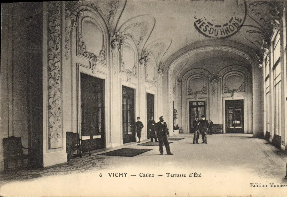 Vichy — Casino — Zomerterras — Uitgave Maniez - Voorkant